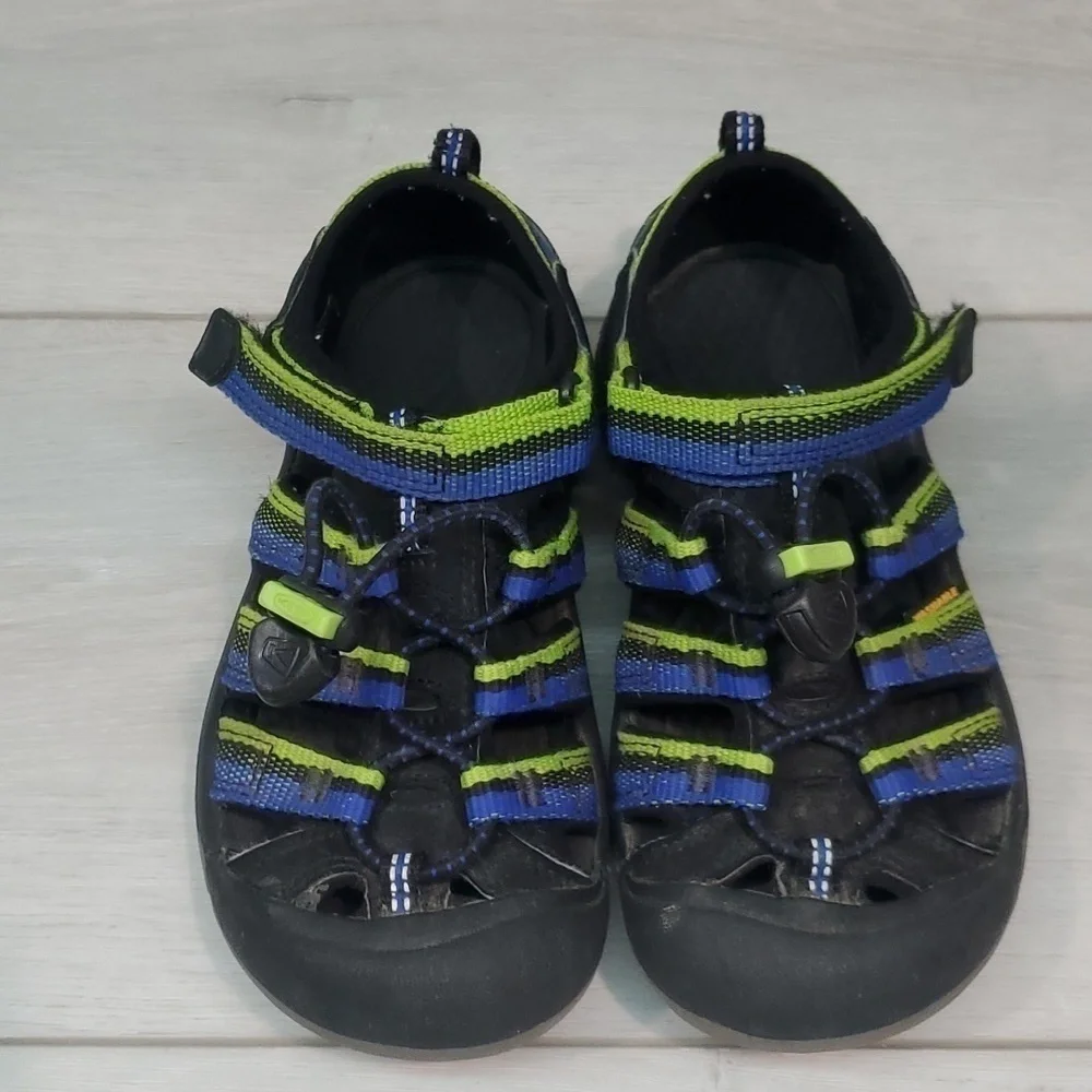 Keen Kids Boys Newport Outdoor Comfort Sandals Fisherman shoes sz 12 Toddler